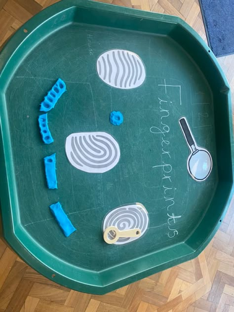 Police Tuff Tray Ideas, Police Activities For Toddlers, Police Eyfs Activities, People Who Help Us Eyfs Activities, Community Helpers Sensory, Police Crafts, Communities Unit, Police Activities, Community Workers