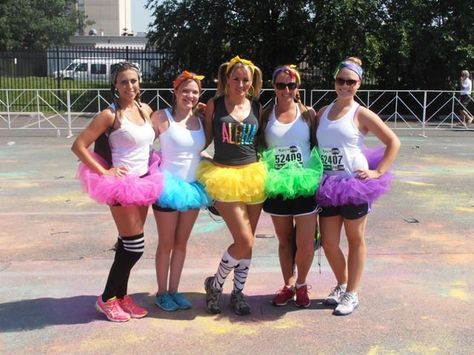 tutus Muddy Princess Running Costumes, Cute Multicolor Tutu Dress For Dress-up, Tutu Skirt Best Friend Pictures, Multicolor Princess Tutu Dress For Dress-up, Tutu Meme, Running 5k, Competition Dress, Fun Run, Sugar And Spice