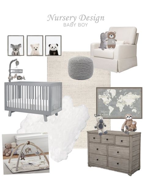 Baby Boy Nursey, Ikea Baby Room, Boy Nursery Design, Ikea Baby, Ideas Cuarto, Lamb Nursery, Grey Nursery Boy, Small Baby Room, Baby Nursery Design