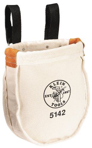 Canvas Utility Bag Klein Tools 5142 2023 Products, Canvas Tool Bag, Belt Storage, Tools Organizer, Ditty Bag, Tool Tote, Tool Organizers, Chalk Bags, Pocket Tool