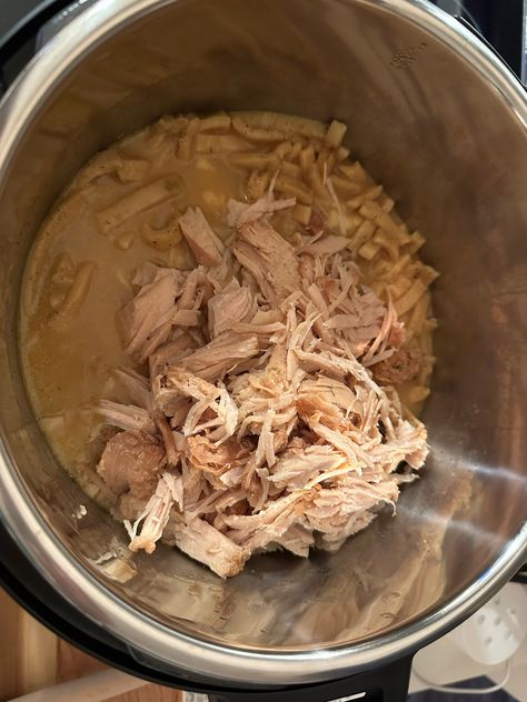 Reames Noodle Recipes, Turkey And Noodles, Noodles Instant Pot, Turkey And Noodles Recipe, Reames Noodles, Instant Pot Turkey, Turkey Noodle Soup, Cooking Turkey Breast, Turkey Cutlets