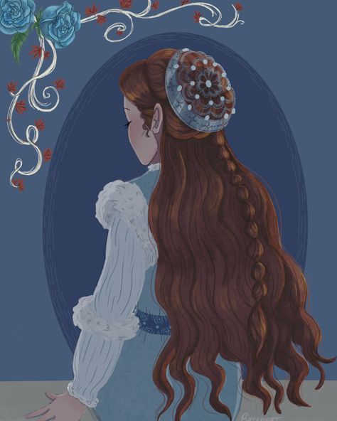 Sansa Stark Art Book, Lyanna Stark Fanart, Sansa Fanart, Sansa Stark Fanart, Sansa Stark Fan Art, Alerie Hightower, Sansa Stark Art, Forest Elf Aesthetic, Targaryen Fanart