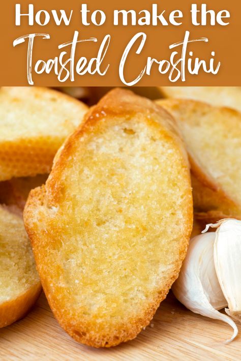 Crostini Bread Recipe Appetizer Recipes Finger Foods, How To Make Crostini, Crostini Bread, Rolls For Dinner, Crostini Toppings, Crostini Recipe, Italian Appetizer, Weekend Lunch, Crostini Recipes