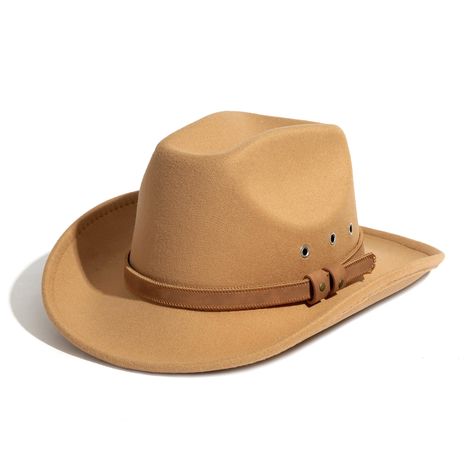 PRICES MAY VARY. GREAT MATERIAL: Classic cowboy hat with belt buckle and western-style metallic leather belt to help you style your outfit like a real western cowboy/cowgirl. COWGIRL HAT SIZE: Felt hat circumference: 57-58cm/22.44-23.83", Brim Width: 7cm/2.75", Height:12cm/4.72" Made of 65%cotton,35%polyester. comfortable to all-day wear. ADJUSTABLE FOR USE: Inline with ribbon headband adjustment,If you feel it is too tight or too loose, you can adjust the size by adjusting rope.breathable, ligh Style Your Outfit, Classic Cowboy, Classic Belt, Ribbon Headbands, Cowgirl Hat, Hat For Men, Western Cowgirls, Cowboy Cowgirl, Cowgirl Hats