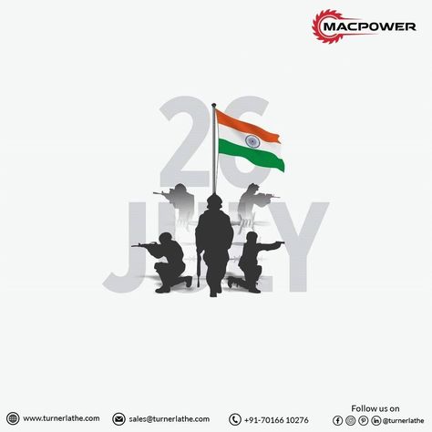 Salute to all the valiant warriors of the Indian Armed Forces who have given their life in the service of our country. Happy Kargil Vijay Divas! #macpower #kargilvijaydiwas #kargilwar #kargil #india Kargil Vijay Divas, Indian Armed Forces, Tata Cars, Our Country, Armed Forces, Diva, India, Festival, Quick Saves