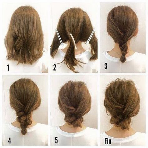 60 Easy Updos for Medium Hair You Can Do Yourself | Hair Motive Hair Motive Shaggy Layers, Easy Updos For Medium Hair, Up Dos For Medium Hair, Updos For Medium Length Hair, Super Hair, Peinados Fáciles Para Cabello Corto, Long Locks, Short Hair Updo, Trending Hairstyles