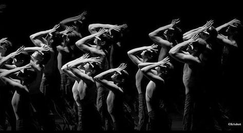 Dance In Dark, Dance In Darkness, Choreography Formations, Group Dance Formations, Crystal Pite, Dancer In Spotlight, Dancer In The Dark, Opera Ballet, Paris Opera Ballet