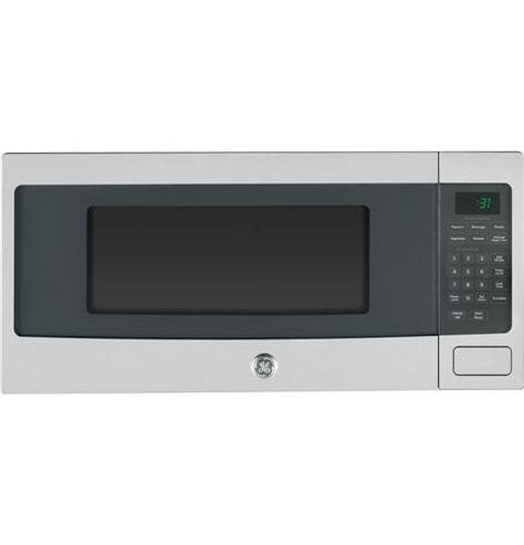 GE Profile 1.1 Cu Ft 800w Ct Microwave Ge Profile Appliances, Replacing Kitchen Countertops, Countertop Microwave Oven, Stainless Steel Microwave, Stainless Steel Countertops, Countertop Microwave, Microwave Cooking, Dream Kitchens, Kitchen Timers