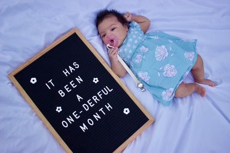 12 Month Old Letter Board Ideas, One Month Old Letter Board Ideas, First Birthday Letter Board Ideas, One Month Letterboard Baby, 1 Year Pictures, Monthly Photoshoot, Letterboard Ideas, Month Ideas, Month Pictures