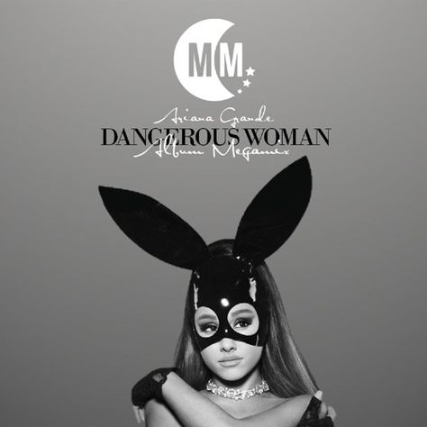 Dangerous Woman | The Megamix (by Moonlight Mashups) Dangerous Woman Photoshoot, Ariana Grande Bunny, Woman Photoshoot, Ariana Grande Poster, Ariana Grande Dangerous, Paintings For Living Room, Ariana Grande Dangerous Woman, Black Bunny, Wall Art Decor Prints