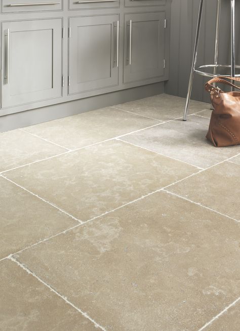 Hamlet Limestone is a really robust stone with warm autumnal tones and interesting fossil character. Hamlet Limestone is a winner for look to price ratio. Cream Tile, Limestone Floor Tiles, Exterior Wall Tiles, Limestone Wall, Limestone Flooring, Fawn Colour, French Pattern, Encaustic Tile, Interior Floor