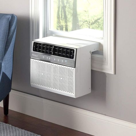 Mini Split Ac, Window Ac Unit, Window Air Conditioners, Room Air Conditioner, Portable Air Conditioners, Hammacher Schlemmer, Window Air Conditioner, Wide Windows, Window Unit