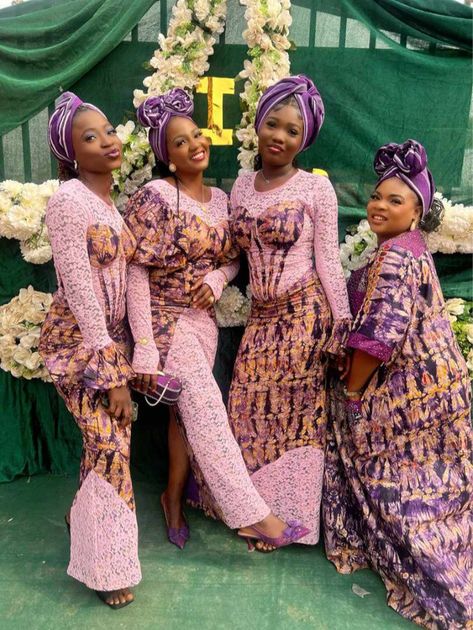 Adire Gown Styles, Adire Cloth, Ankara Long Gown, Ankara Long Gown Styles, Nigerian Weddings, Simple Gowns, Ankara Gown Styles, African Lace Dresses, Naija Fashion