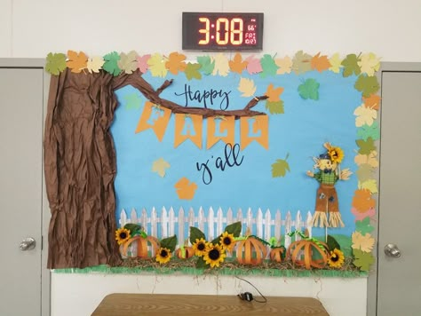 Fall bulletin board Autumn Bulletin Boards, Autumn Classroom, December Bulletin Boards, October Bulletin Boards, November Bulletin Boards, Thanksgiving Bulletin Boards, Work Bulletin Boards, Fall Bulletin Board, Summer Bulletin Boards