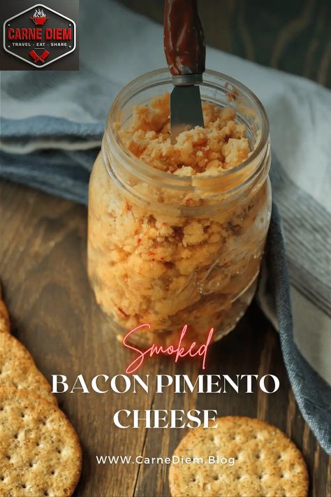 Smoked Bacon Pimento Cheese Bacon Pimento Cheese, Pimento Cheese Recipe, Pimento Cheese Dip, Pimento Cheese Recipes, Gluten Free Dishes, Best Appetizer Recipes, Side Dishes Recipes, Gouda Cheese, Pulled Pork Sandwich