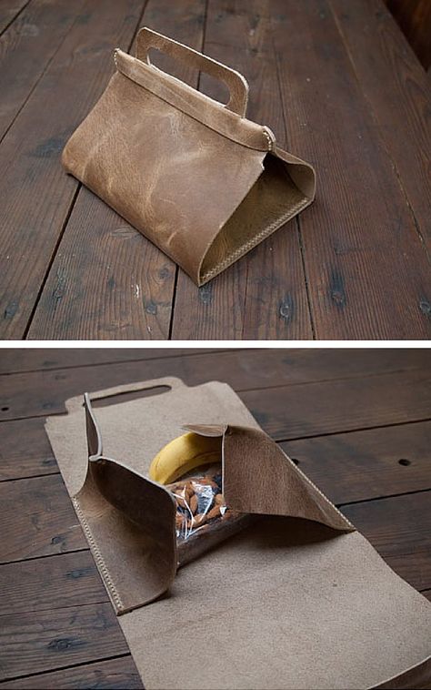 DIY Leather Lunch Tote | 10 DIY Anniversary Gifts for Him | Easy Handmade Gifts That Will Melt His Heart by DIY Ready at http://diyready.com/10-diy-anniversary-gifts-for-him/ Anniversary Gifts For Him Diy, Diy Gifts For Your Boyfriend, Best Diy Gifts, Summer Craft Projects, Leathercraft Projects, Diy Anniversary Gifts, Diy Anniversary Gifts For Him, Small Diy Gifts, Diy Gifts For Christmas