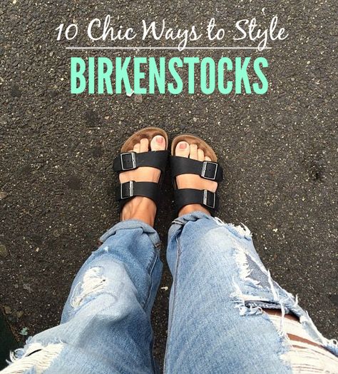 they're back in style! - birkenstocks Plastic Birkenstock Outfit, Black Birkenstock Outfit Summer, Birkenstock Outfit Summer Casual, What To Wear With Birkenstocks, Birkenstock Outfit Spring, Berkinstocks Outfit, How To Wear Birkenstock Sandals, Birkenstocks Outfits, Style Birkenstocks