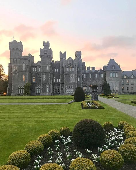 Ashford Castle Hotel Scotland Wedding Venues Castles, Ashford Castle Wedding, English Castle Wedding, Castles Wedding, Wedding In Castle, Sims Exterior, Bridgerton Core, Ashford Castle Ireland, Scottish Castle Wedding