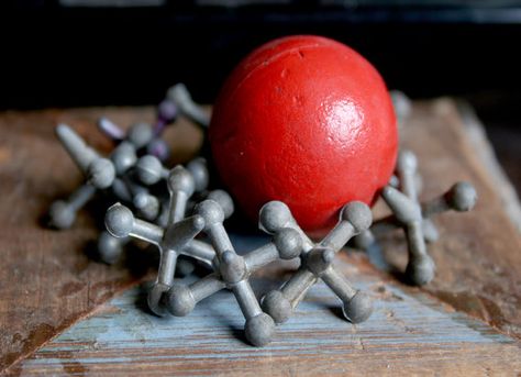 Metal Jacks and Ball  Many,many, many, hours playing with these "things" I can still feel the flipping and gathering! Jacks Game, The Fifties, Red Ball, Those Were The Days, Vintage Memory, Oldies But Goodies, I Remember When, Good Ole, Childhood Toys