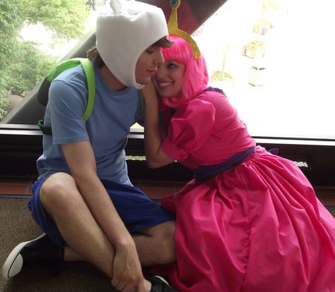 Finn And Bubblegum Costume, Finn And Princess Bubblegum Costume, Princess Bubblegum Costume, Bubblegum Costume, Princess Bubblegum Costumes, Bubblegum Cosplay, Finn And Princess Bubblegum, Princess Bubblegum Cosplay, Couples Cosplay