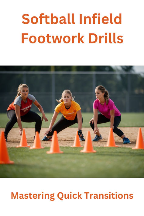 Softball Infield Footwork Drills: Mastering Quick Transitions Softball Drills For Beginners, Footwork Drills, High School Softball, Softball Drills, Drills, Softball, My Blog, High School, How To Plan