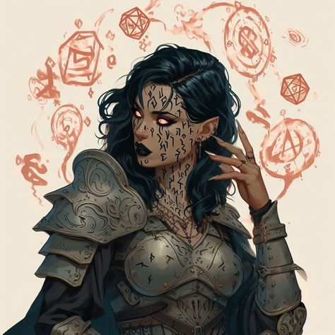 Bg3 Tav Ideas Tiefling, Dnd Rouge Art, Warlock Dnd Art, Dnd Asamir, 6 Armed Character, Dnd Villain Art, Cage Concept Art, Dnd Character Design Ideas, Dnd Queen