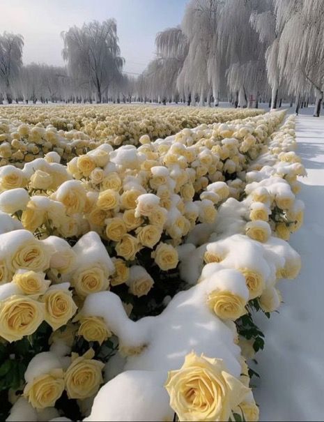 Roses In Snow, Flowers In Snow, Snow Rose, Pretty Flowers Pictures, Snow Flower, Cocoppa Wallpaper, Nothing But Flowers, Pretty Landscapes, Flower Therapy