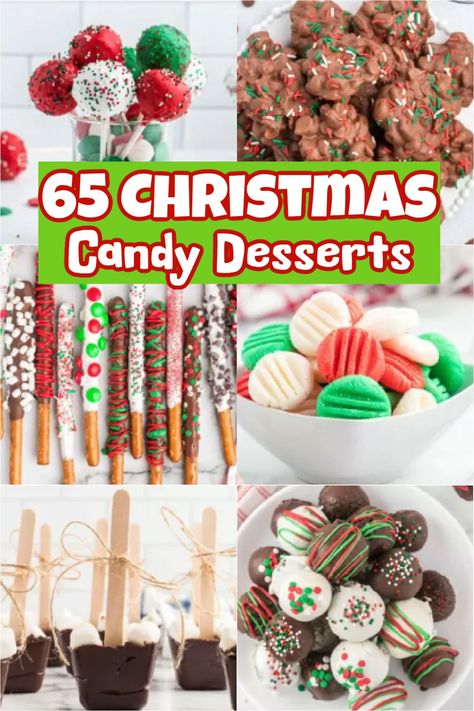 Christmas Candy Desserts Christmas Candy And Cookies, Christmas Gift Treats, Old Fashion Fudge, Chocolate Covered Pretzels Christmas, Best Christmas Candy, Old Fashioned Christmas Candy, Candy Homemade, Homemade Candy Bars, Bark Recipes