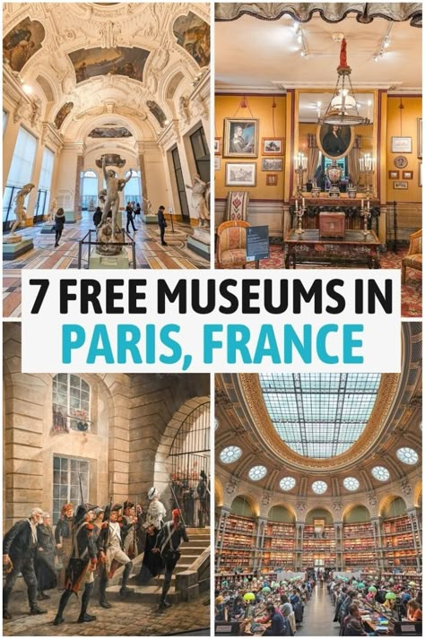 Discover incredible, free museums in Paris France you need to visit with our detailed guide. These cultural gems are some of the best things to do in Paris France and a must do in Paris. Our Paris travel guide provides practical information and museum travel tips to enhance your experience. Traveling to France? Don't miss out on these best places to go in France. From hidden gems to iconic museums, visit France and explore these fascinating places to visit. Must Do In Paris, Traveling To France, Day Trip From Paris, Paris France Travel, France Travel Guide, Paris Travel Guide, Things To Do In Paris, Museums In Paris, Visit France