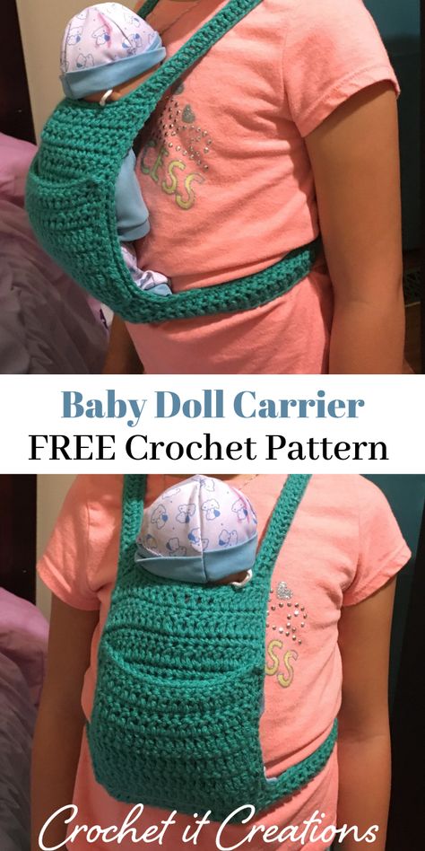 Crochet Doll Carrier, Doll Carrier Free Pattern, Baby Doll Carrier Pattern, Doll Carrier Pattern, Baby Carrier Pattern, Doll Bassinet, Baby Doll Carrier, Carrier Pattern, Crochet Doll Clothes Free Pattern