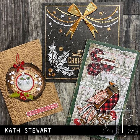 Tim Holtz Christmas dies for Christmas cards Tim Holtz Christmas Cards 2023, Thinlits Dies, Tim Holtz Cards, Tim Holtz Sizzix, Tree Rings, Free Textures, Foil Paper, More Design, Winter Cards