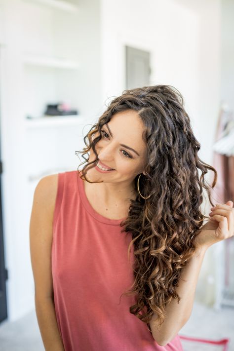 2C to 3A Curly Hair Transformation | Lush to Blush 2 A Curly Hair, Curly Hair Inspiration Long, Curly Long Hair Cuts, Curly Hairstyles 2c, 2c Curly Hair Haircuts, 2c 3a Curly Hair, Long Curly Hair Cuts, Curly Hair Transformation, Curly Hair Journey