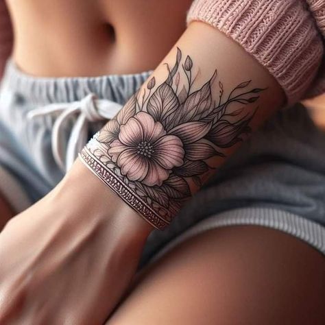 Womens Tattoos Small Unique, Forearm Sleeves For Women Tattoo, Cute Upper Arm Tattoos For Women, Wrist And Forearm Tattoos For Women, Ankle Calf Tattoos For Women, Wrist Flower Tattoos For Women, Forearm Tattoo Women Unique, Wrist Floral Tattoo, Beautiful Sleeve Tattoos For Women