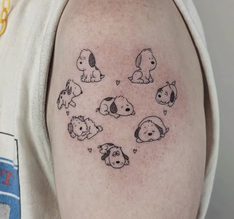 Snoopy Tattoo, Cute Tats, Sibling Tattoos, Cute Little Tattoos, Delicate Tattoo, Dainty Tattoos, Dream Tattoos, Instagram Baby, Little Tattoos