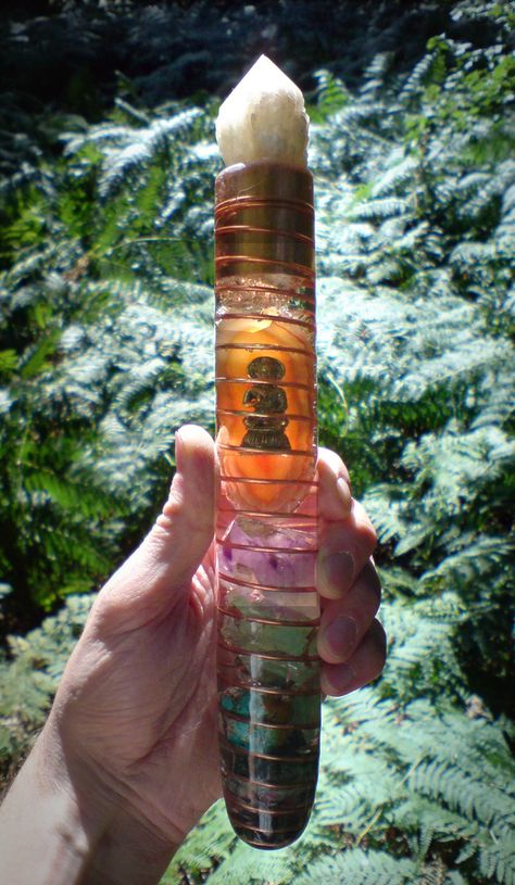 ~ by Ben Hubbard ~ Orgonite Crystal Meaning, Diy Orgone Pyramid, Orgone Accumulator, Healing Wands, Power Energy, Orgonite Pyramids, Orgone Energy, Gemstone Art, Crystal Wand