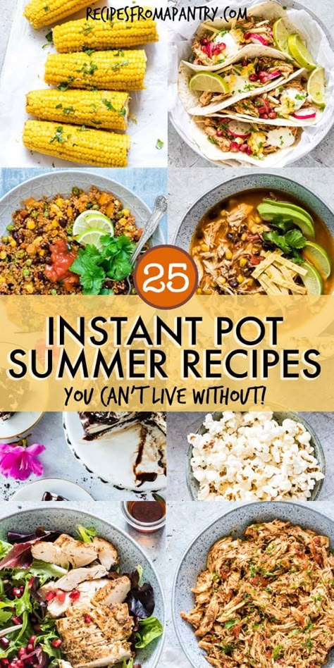 Instant Pot Summer Recipes, Easy Summer Dinners, Best Instant Pot Recipe, Summer Recipes Dinner, Healthy Instant Pot Recipes, Easy Summer Meals, Instant Pot Dinner Recipes, Easy Instant Pot Recipes, Potluck Recipes