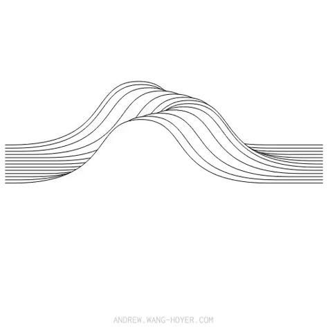 Gif render of SVG animation 25 variation A by Andrew Wang-Hoyer. Inspired by this pin (https://pin.it/wiedw45nag5owj) (original artist unknown). Wave Gif Animation, Wave Motion Graphic, Waves Animation, Wave Animation, Moving Gif, Motion Lines, Svg Animation, Line Geometry, Line Animation