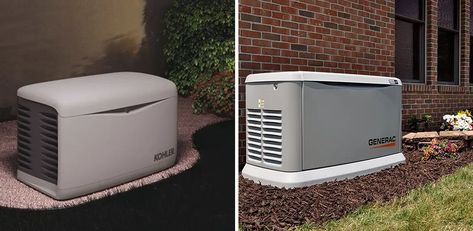 Kohler vs Generac Generator (2022): Which Standby Generator Is Better? - Compare Before Buying Home Backup Generator, Generac Generator, Generator Transfer Switch, House Generator, Repurposed Headboard, Whole House Generators, Backup Generator, Generator House, Central Air Conditioning