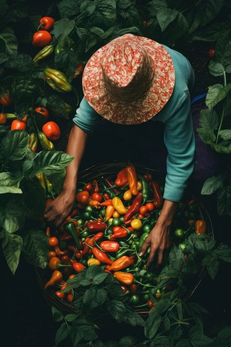 Harvesting vegetable gardening plant. AI generated Image by rawpixel. | free image by rawpixel.com / Tanat Chittirungsan Soil Photography, Farming Aesthetic, Fall Bingo, Paradise Aesthetic, Woman Farmer, Farm Harvest, Giant Vegetable, Farm Aesthetic, Vegetable Harvest