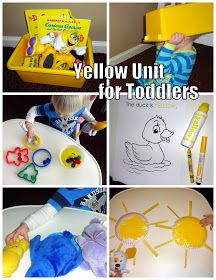 Mom's Tot School: Yellow Physical Development For Preschoolers, Colors Activities, Learning Colors Activities, Color Unit, Toddler Classroom, Preschool Colors, Toddler School, Home Schooling, Smarty Pants