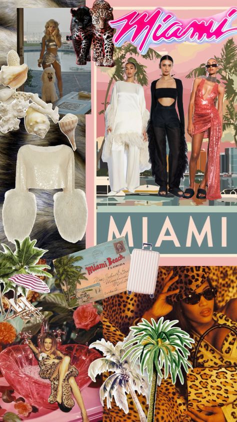 Miami Vintage Aesthetic, 21st Birthday In Miami, Old Miami Aesthetic, Vintage Miami Aesthetic, Miami Themed Party, Miami 80s Aesthetic, Miami Theme Party, Birthday In Miami, Miami Birthday