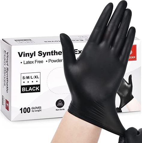 MEDICAL EXAM GLOVES: Our 4-mil black disposable gloves are medical gloves designed to build reliable and affordable barrier protection for medical examination professionals, and have passed rigorous medical grade quality tests. Plastic Gloves, Cooking Gloves, Silicone Gloves, Medical Glove, Nitrile Gloves, Medical Examination, Gloves Design, Cleaning Gloves, Latex Gloves