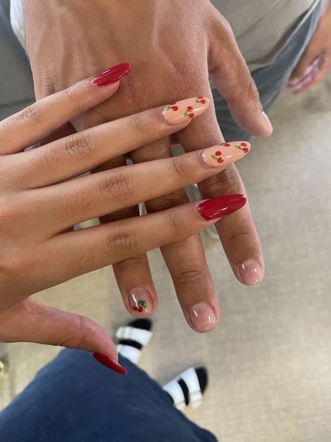 Bc Gf Matching Nails, Masc Valentine Nails, Matching Nails With Boyfriend Hello Kitty, Nail Date With Boyfriend, Hers And Hers Nails, Matching Nail With Boyfriend, Matching Nail Art Couple, Cute Couple Nails Matching, Boyfriend Nail Ideas