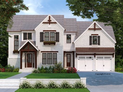 Two Story Craftsman, Frank Betz, Built In Lockers, Two Story House Plans, Traditional House Plan, Flex Room, Traditional House Plans, Farmhouse House, Farmhouse Plan