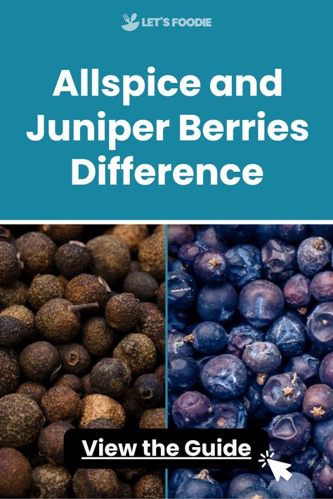 Curious about the specifics of allspice and juniper berries? These two spices may look alike, but they bring unique flavors to your dishes. This guide unpacks how allspice, with its warm and sweet notes, differs from the sharp, aromatic taste of juniper berries. Use them both in your cooking adventures, whether it's spicing up savory meals or crafting delightful cocktails. Learn about their uses, flavor profiles, and more interesting facts that might surprise you! Unlock new ideas for your recipes today. Juniper Berry Recipes, Meat Rubs, Dried Berries, Recipe Generator, Berry Recipes, Savory Meals, Jerk Seasoning, Juniper Berries, Fajita Seasoning