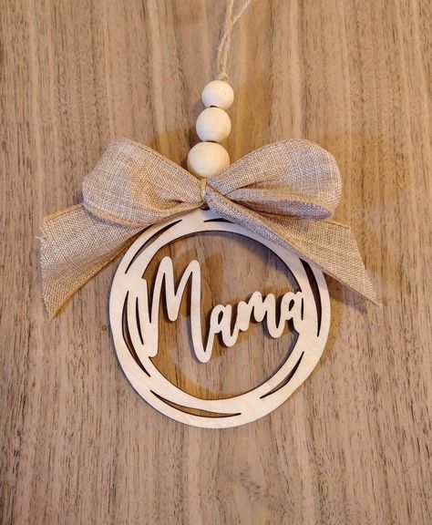 Light weight! Real wood! This rustic wooden car charm has a simplistic beauty that you will love showing off on your rear view mirror! They can be cut to say mama Nana or blessed, and feature wooden beads and burlap ribbon! They make great gifts and there's tons of other more colorful options in the shop too! Mirror Hangers, Wooden Car, Burlap Ribbon, Car Ornaments, Car Charms, How To Show Love, Rearview Mirror, Rear View Mirror, Real Wood