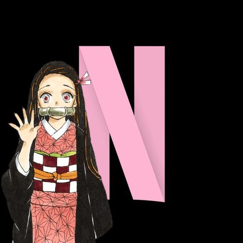 Cute Netflix Icon, Nezuko App Icon, Demon Slayer App Icons, App Icon Pinterest, Icon Logo Anime, Demon Slayer Logo, Anime App Icons, Anime Apps, Anime App Icon