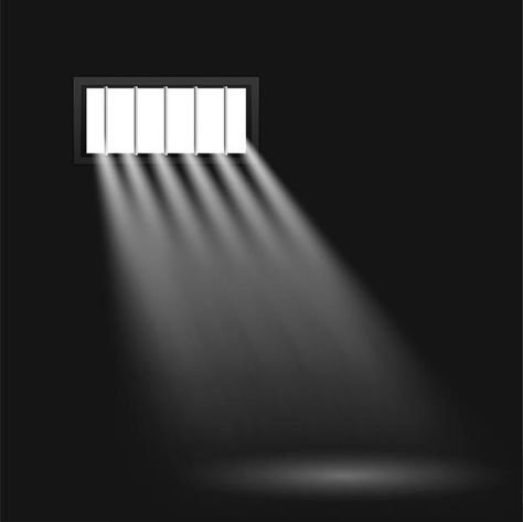 Prison room window with bars | Premium Vector #Freepik #vector #wall #metal #room #security Jail Bars Aesthetic, Prison Aesthetic Female, Prison Cell Aesthetic, Prison Room, Barred Windows, Prison Wall, Prison Bars, Jail Bars, Window Security Bars