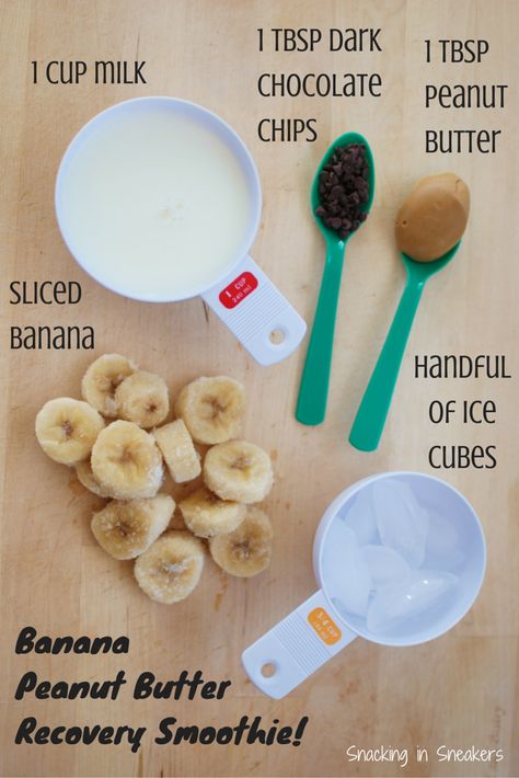 Banana Peanut Butter Smoothie Recipe Banana Peanut Butter Smoothie, Peanutbutter Smoothie Recipes, Recovery Smoothie, Apricot Smoothie, Banana Apple Smoothie, Blackberry Smoothie, Peanut Butter Banana Smoothie, Banana Peanut Butter, Peanut Butter Smoothie