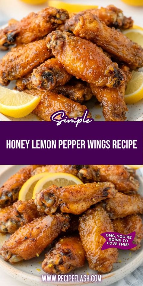 Looking for a crowd-pleasing appetizer that’s bursting with flavor? This Honey Lemon Pepper Wings recipe delivers a perfect balance of sweet, tangy, and spicy! Treat your guests to these irresistible wings at your next gathering. Don’t forget to save this recipe for your future appetizers! Lemon Pepper Wings Recipe, Honey Lemon Pepper Wings, Peanut Butter Noodles Recipe, Lemon Pepper Chicken Wings Recipe, Lemon Pepper Sauce, Lemon Pepper Chicken Wings, Lemon Pepper Wings, Lemon Pepper Chicken, Wings Recipe